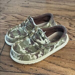 Hey Dude Kids Camo Slip-On Shoes